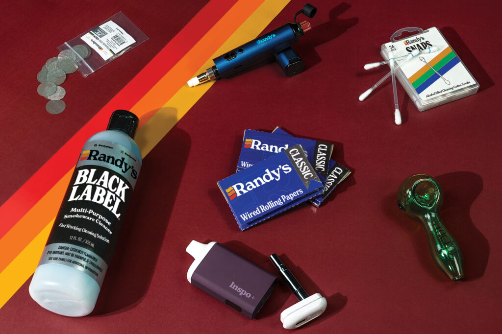 Products featured: Silver Mesh Screens, Sapphire Path Lite, Snaps, Black Label Cleaner, Classic Wired Rolling papers, Green Hand Pipe, Deep Purple Inspo+