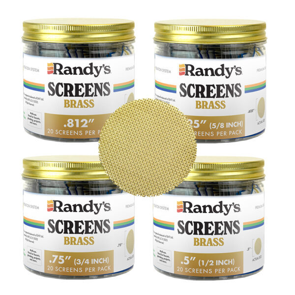 All Brass Mesh Screen Jar Sizes